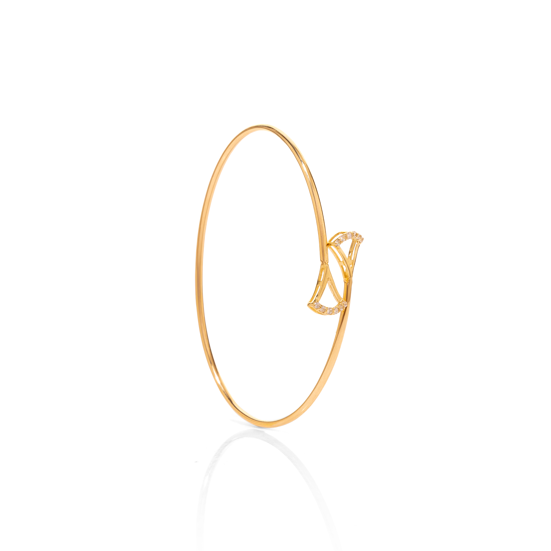 Double Take Teardrop Bangle