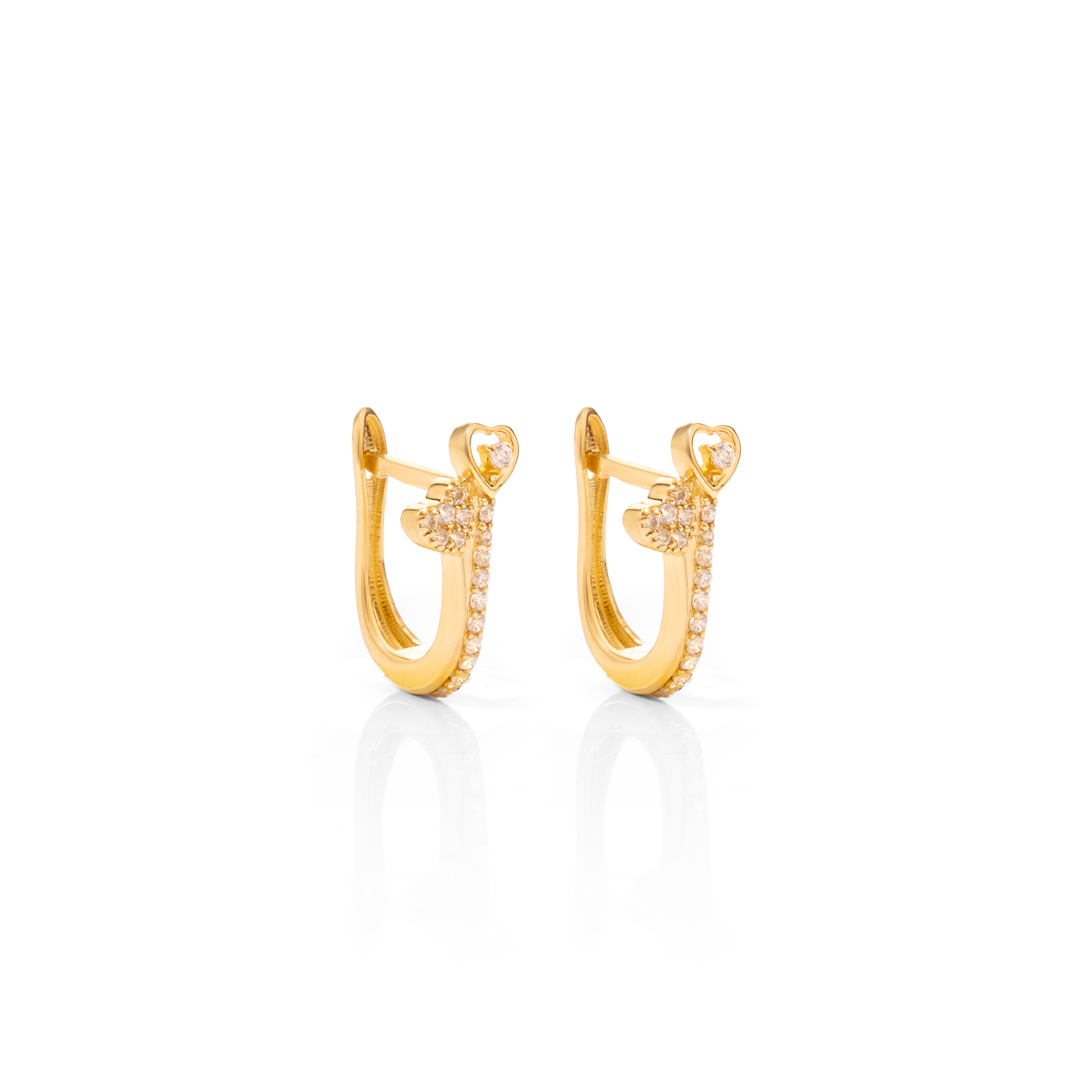 Heart on Lock Huggies