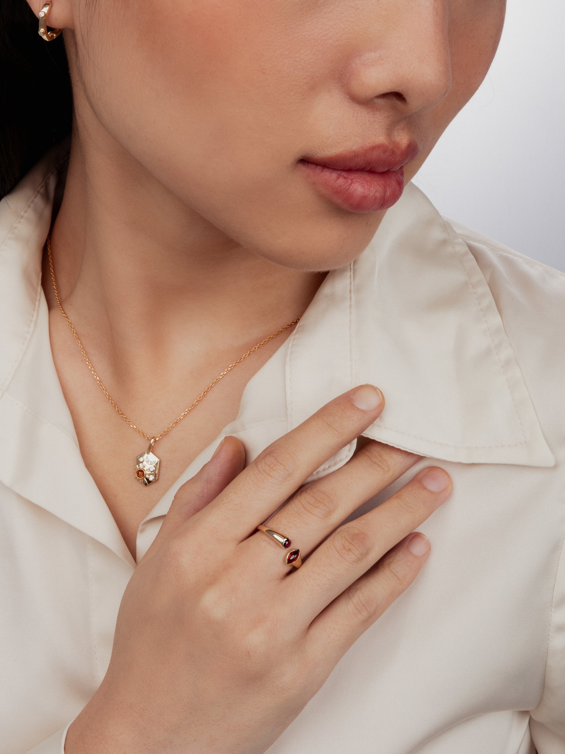 Marquise Contrast Ring