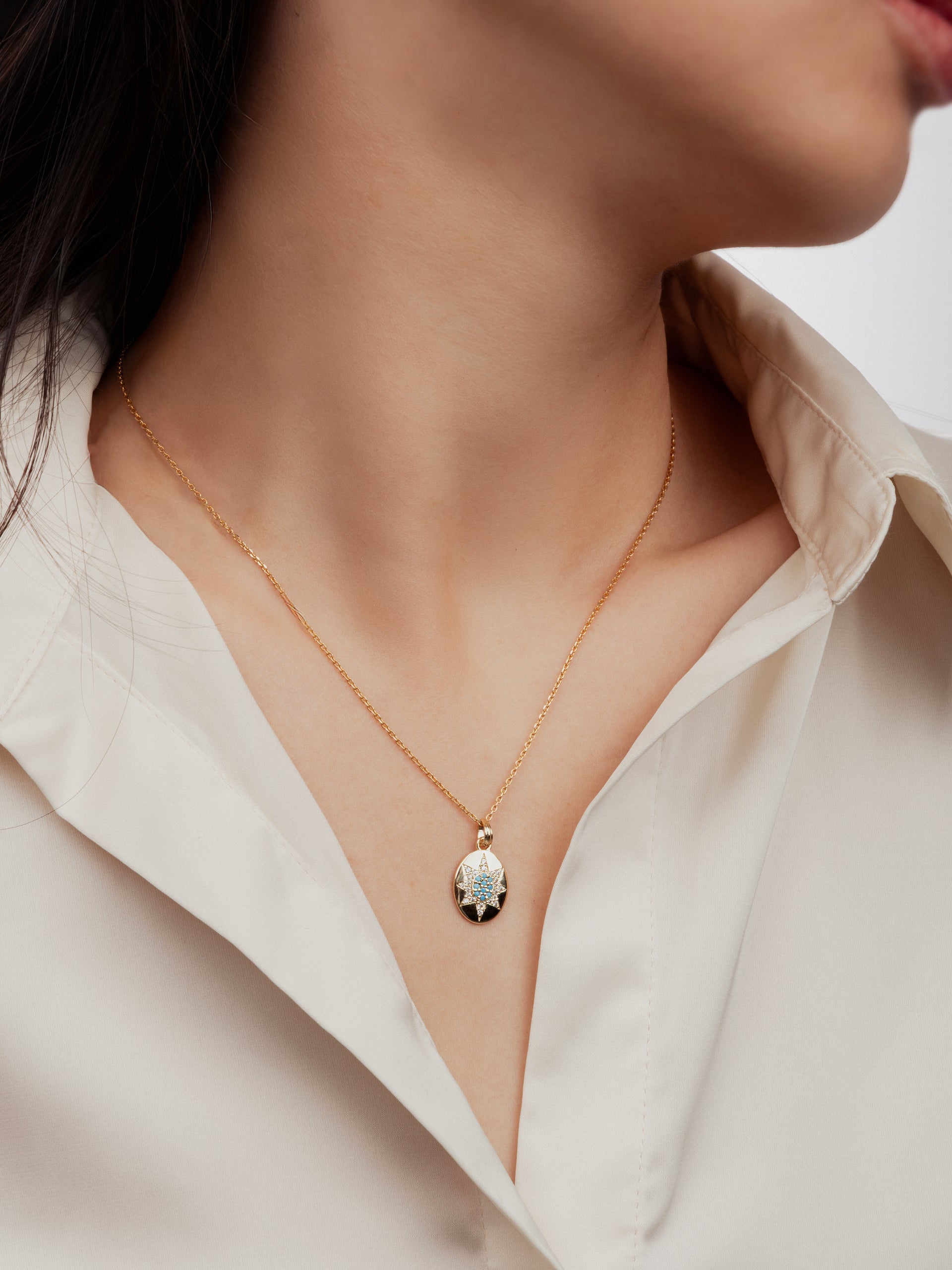 Starburst Disc Pendant