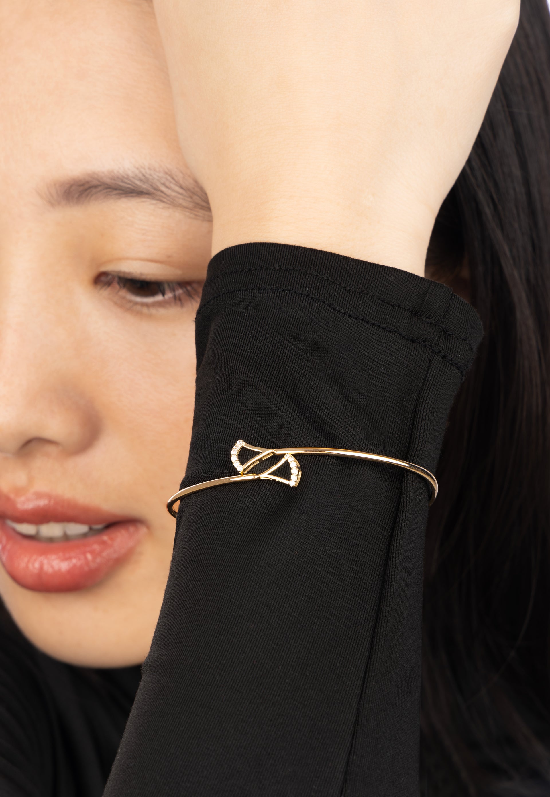 Double Take Teardrop Bangle