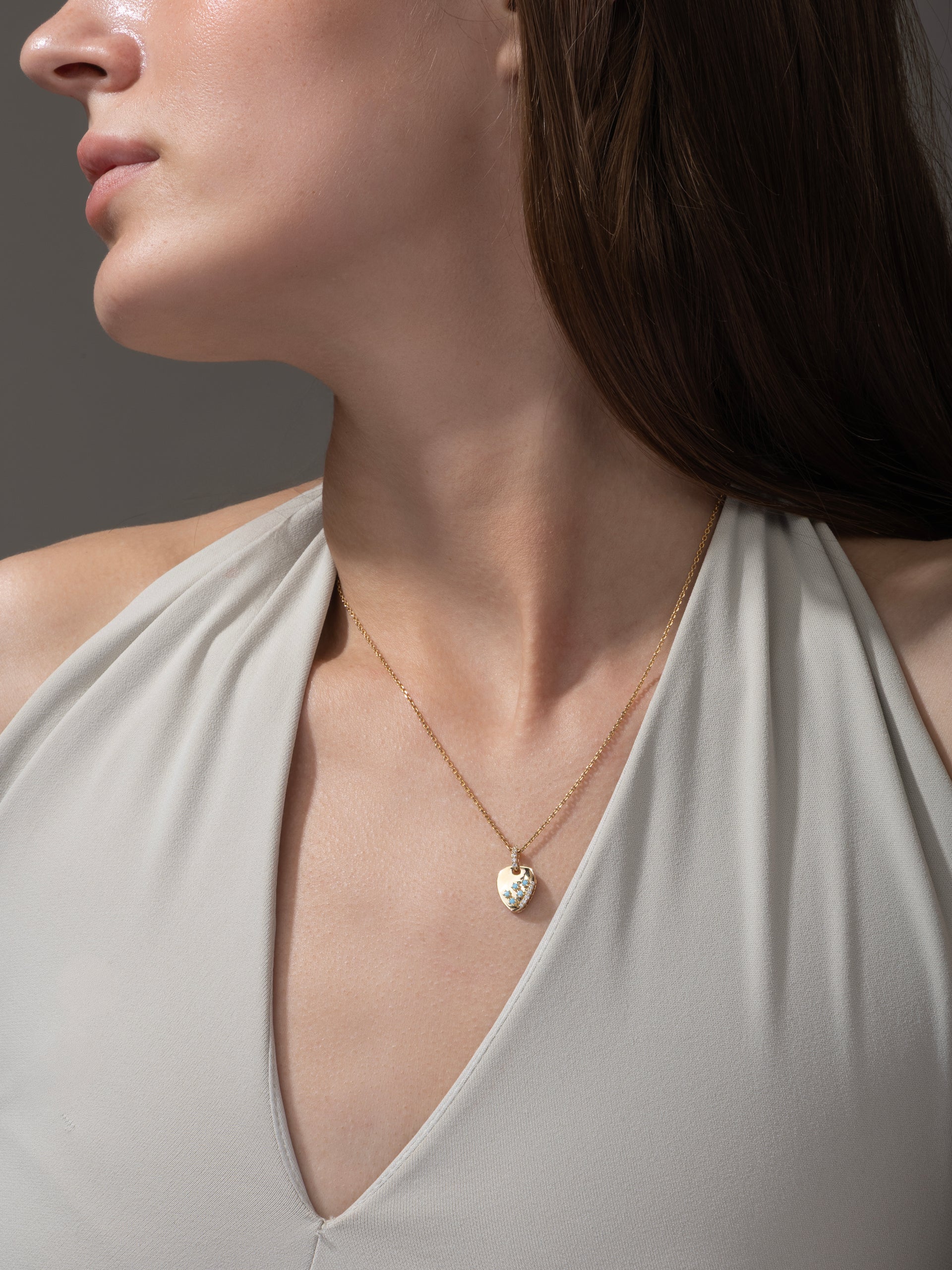 Colourstone Cluster Pendant