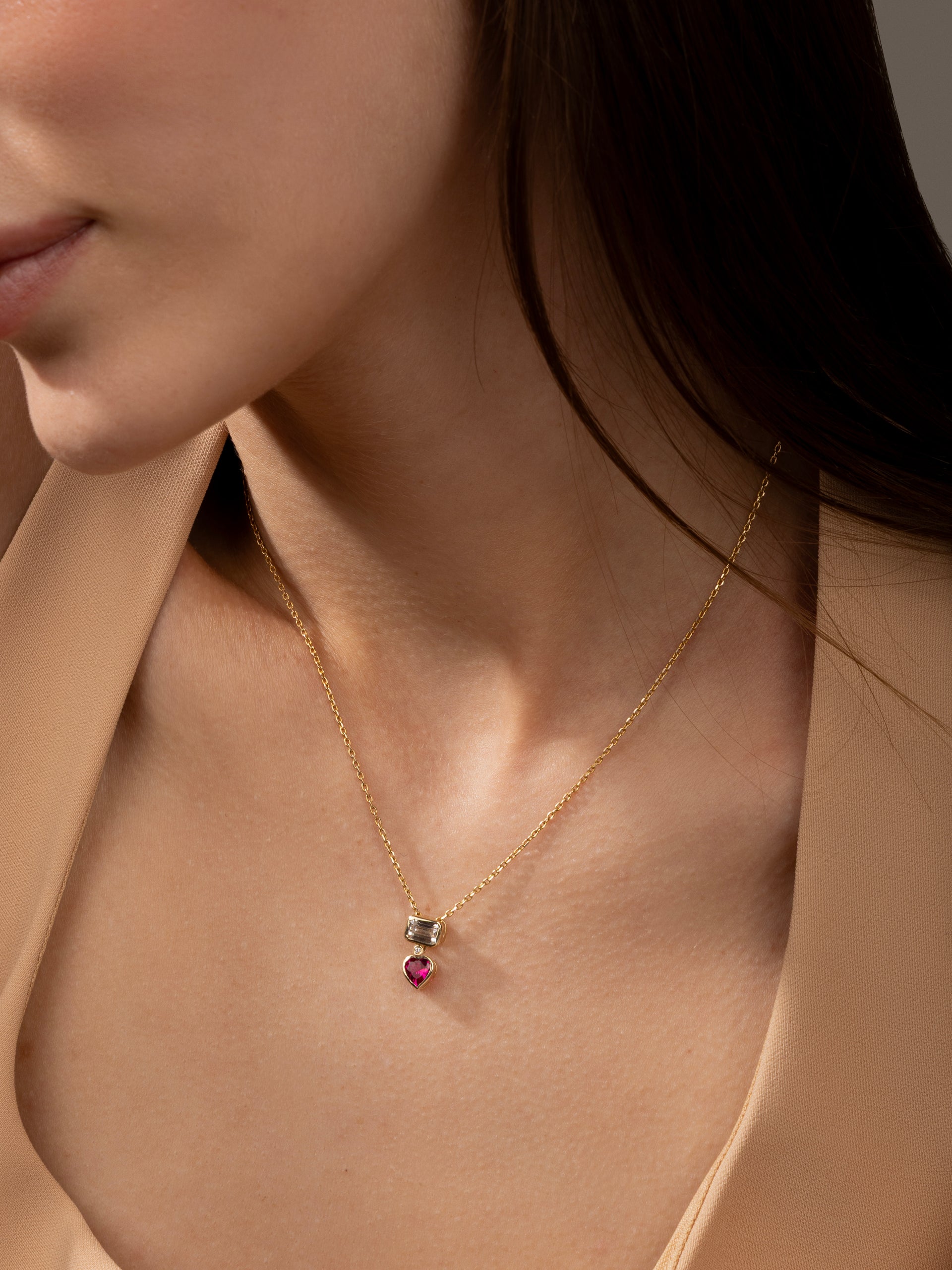 Contrast Duo Pendant