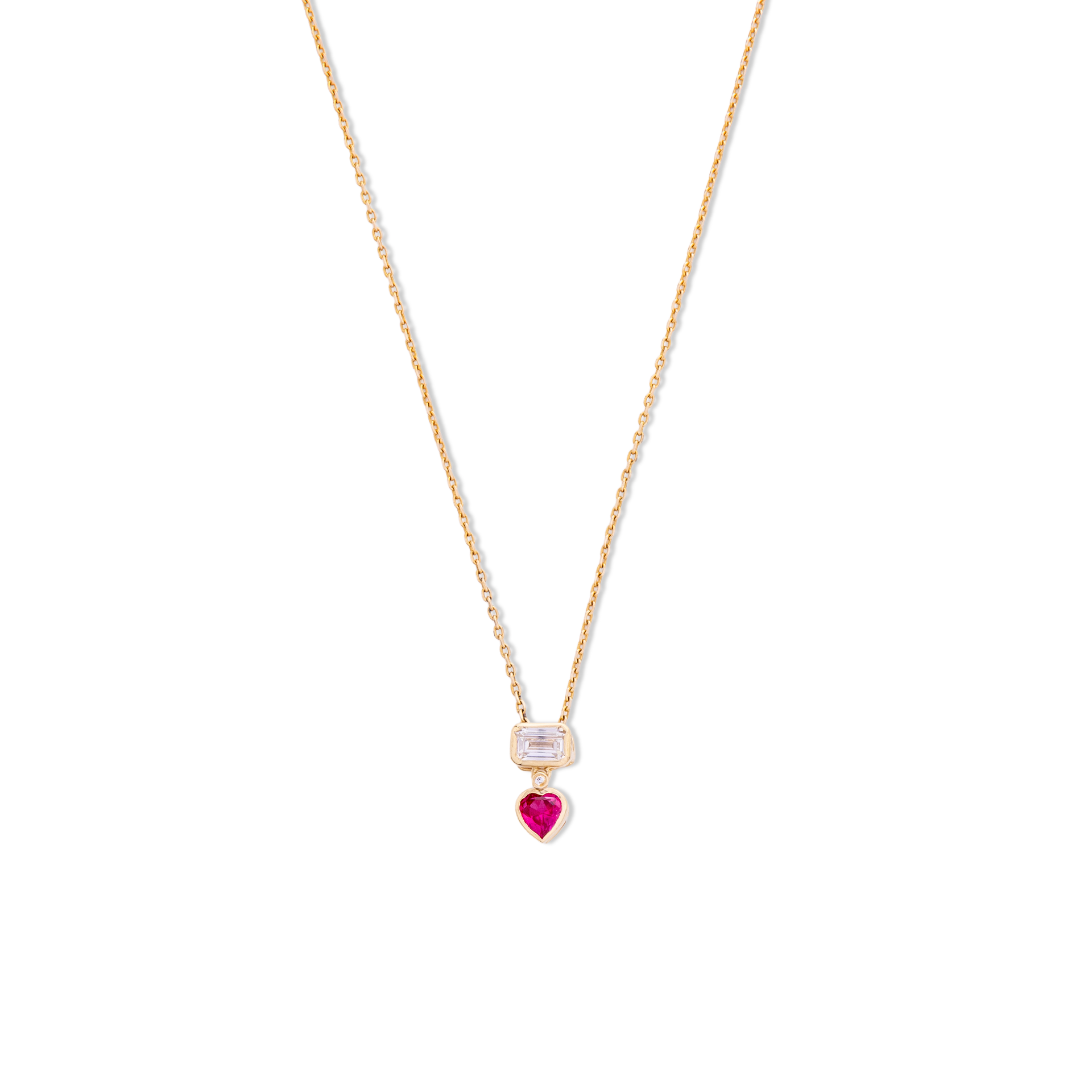 Contrast Duo Pendant