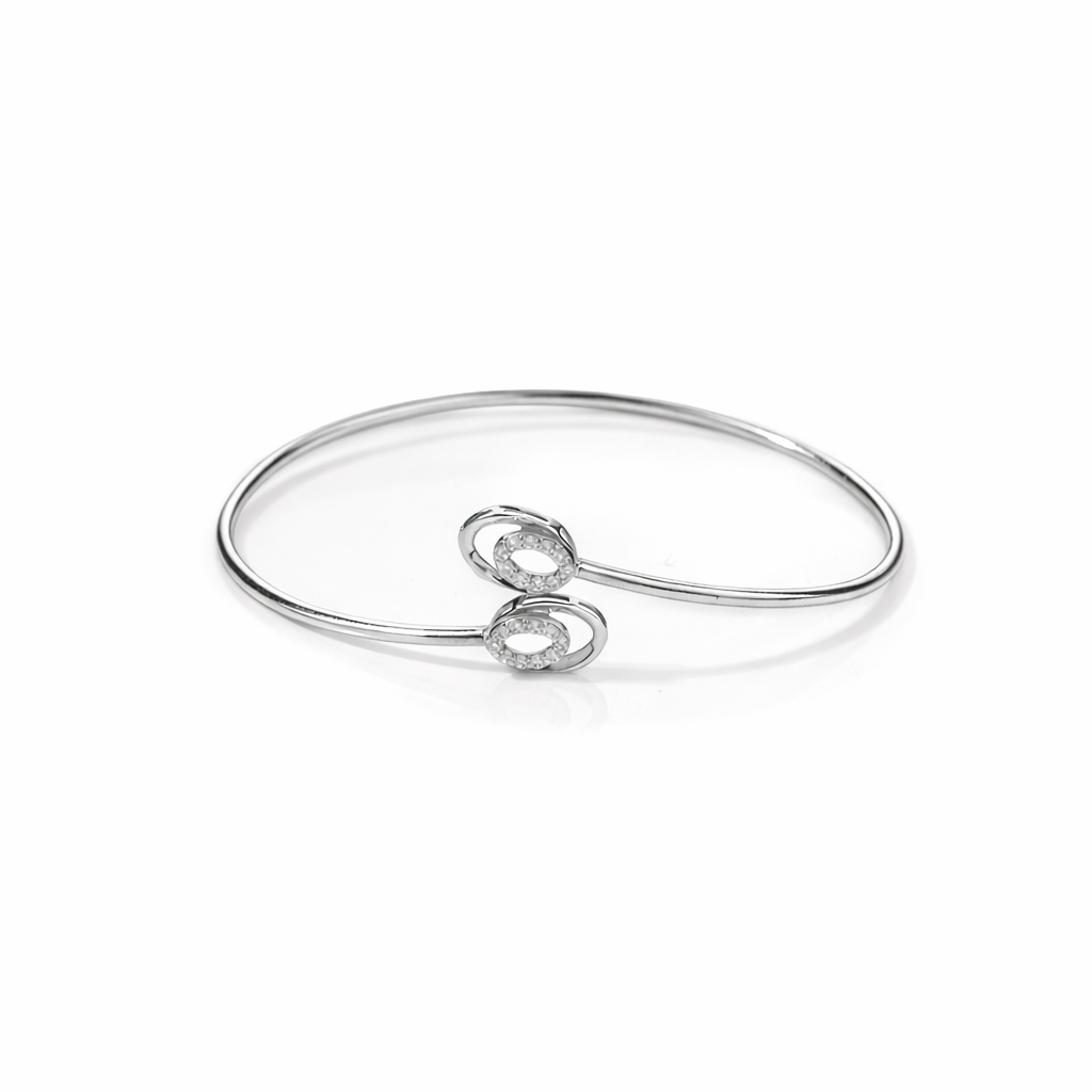 Double Trouble Oval Bangle