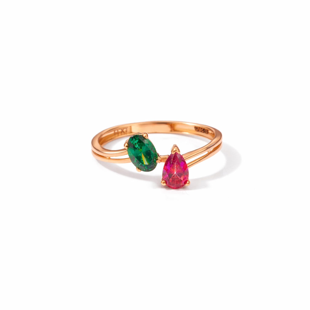 Curved Duo Ring